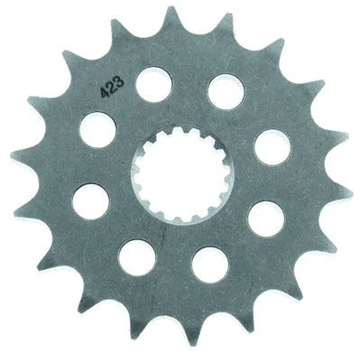 BikeMaster Honda front sprocket 530 17T with teeth and circular cutouts for improved acceleration on Honda motorcycle