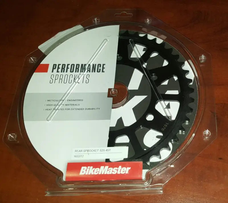 BikeMaster Honda Rear Steel Sprocket 520 42T - Black - 965238 - Drivetrain