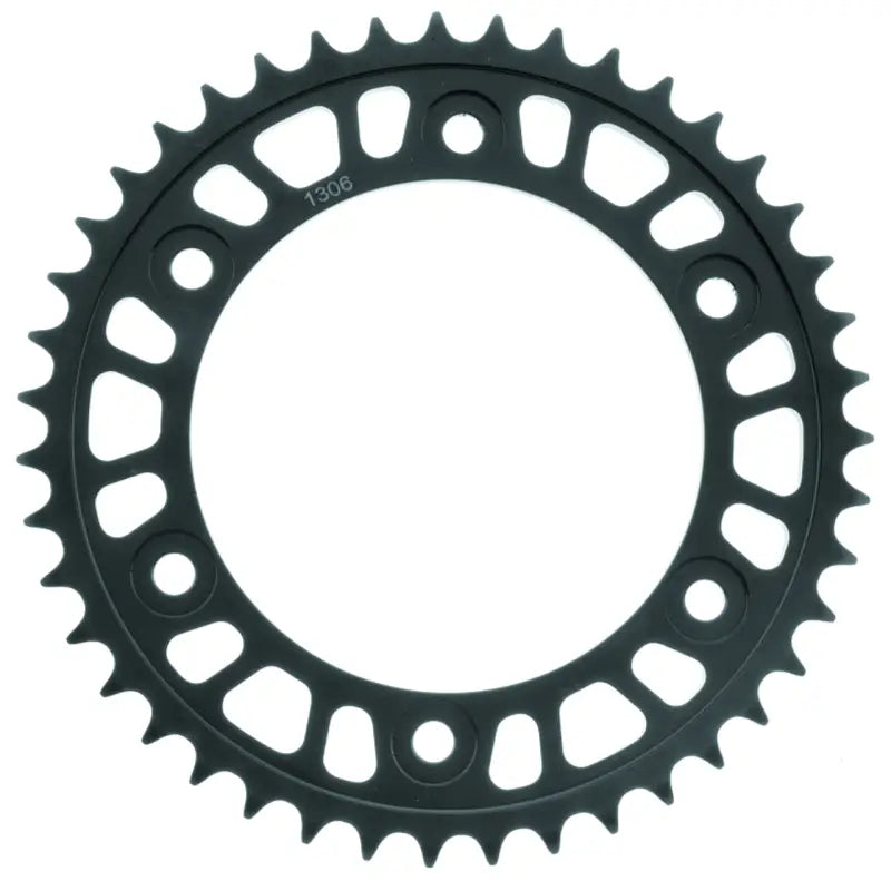 Black steel sprocket from BikeMaster Honda rear steel sprocket 530 43T in black