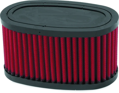 Red air filter with black trim for Honda VT750C Shadow VT750C, fits BikeMaster model