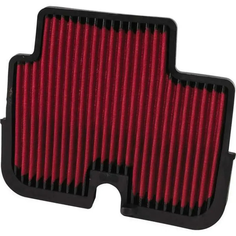 Red air filter with black frame for Kawasaki ER-6F BikeMaster ER-6F air filter replacement