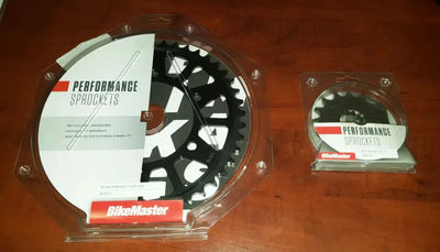 BikeMaster Kawasaki front sprockets in packaging for optimal performance and power transfer