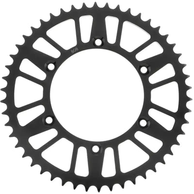 Black metal rear steel sprocket for Kawasaki bikes, durable steel sprocket replacement