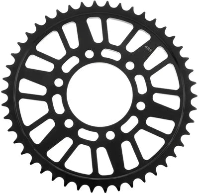 Black metal rear steel sprocket for Kawasaki bikes from BikeMaster 530 44T
