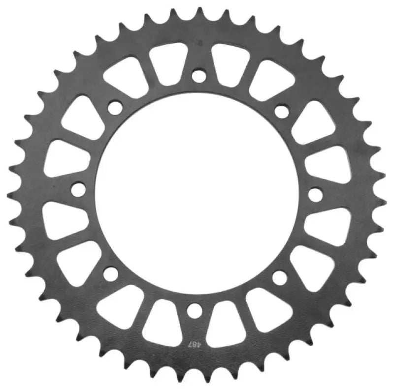Gray steel sprocket with teeth for BikeMaster KTM Rear Steel Sprocket 428 49T