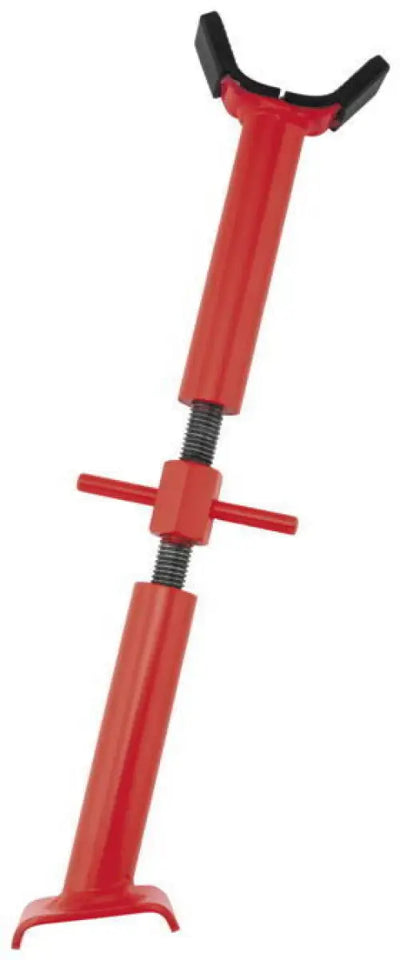 Red BikeMaster Liftstick adjustable support prop for RV parts & accessories with compact design