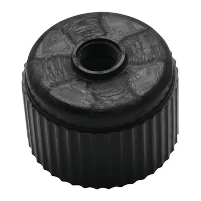 Black ridged rubber bikeMaster replacement cap for easy swap on bikes