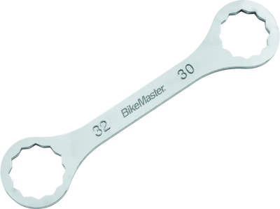 BikeMaster Steering Stem and Fork Cap Wrench - 30mm 12-pt x 32mm 12-pt - BikeMaster