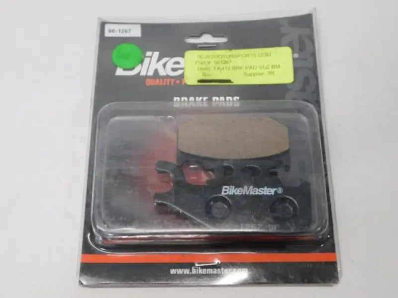 BikeMaster Suzuki Brake Pads in packaging for BikeMaster Suzuki Brake Pads replacement
