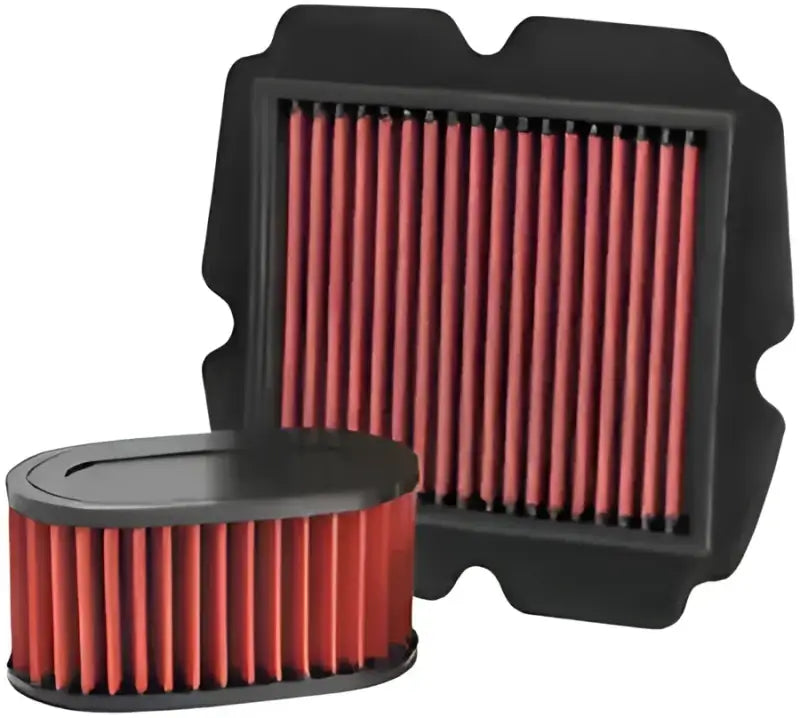 Red BikeMaster air filter for Suzuki GSX-R1000 motorcycle replacement part
