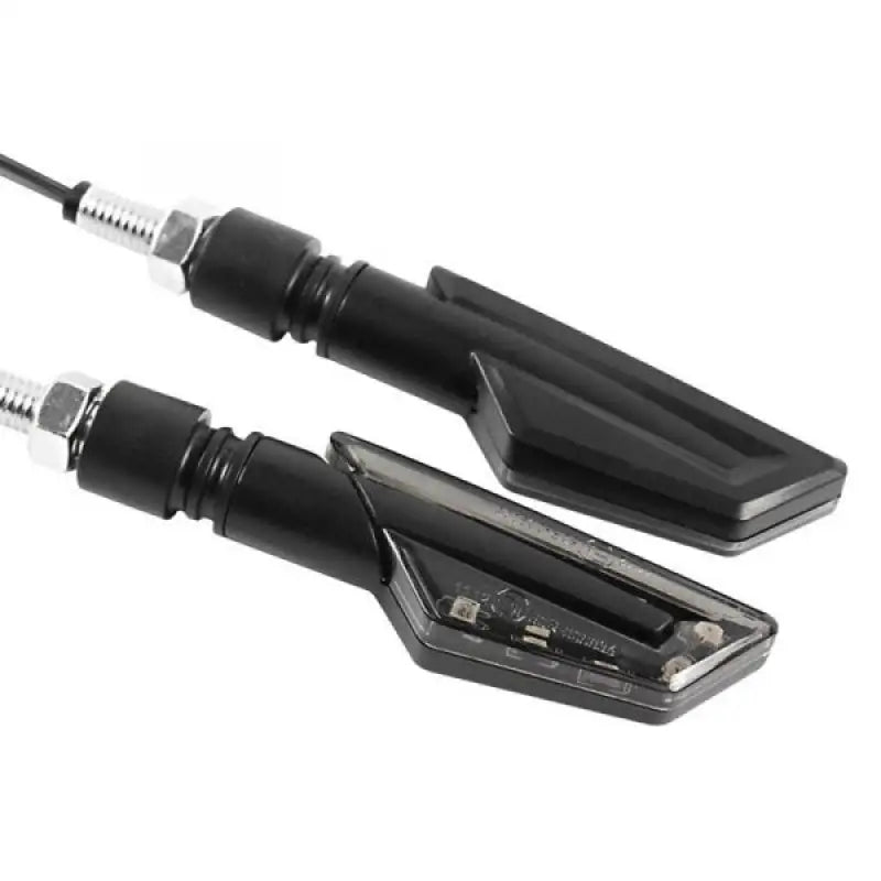 Black BikeMaster Tanto Turn Signal Rear for bike, sleek turn signal rear upgrade