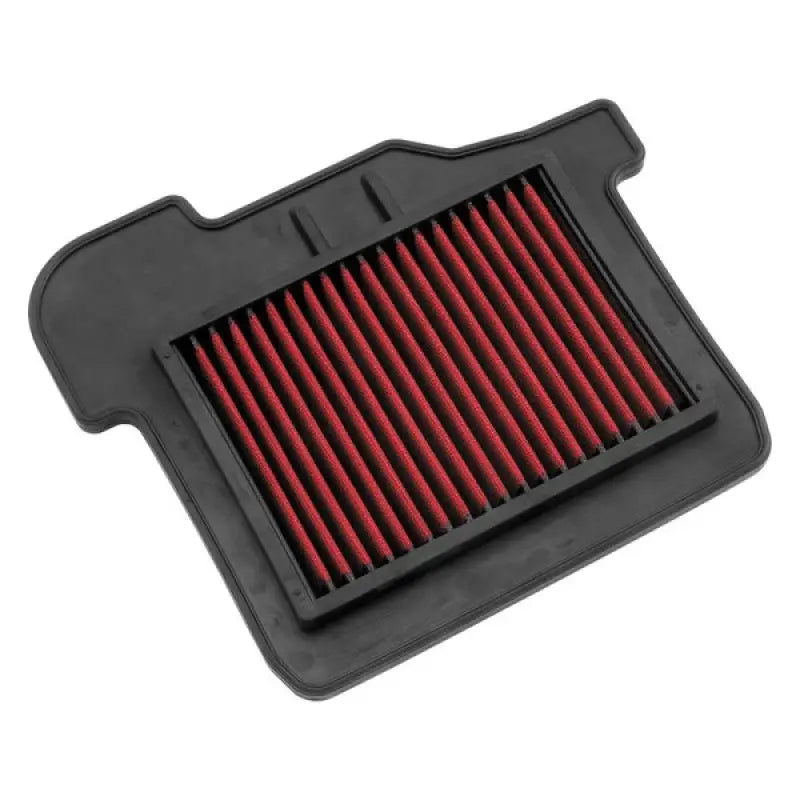 Red air filter with black frame for Yamaha FJ-09 to boost Yamaha FJ-09’s performance