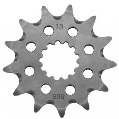 BikeMaster Yamaha front sprocket with teeth and holes for Yamaha bikes power transfer