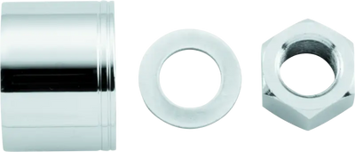Bikers Choice 07-17 FXST FXSB Chrome Axle Kit Replaces H-D 41547-04 12 3/4 Inch - Bikers Choice