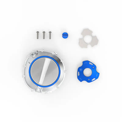 Clutch Cover Silver/Blue Bmw - RIZOMA