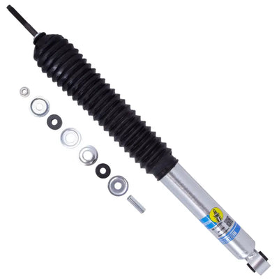 Silver shock absorber with black bellows for Toyota Tundra SR5 rear 46mm monotube pickup