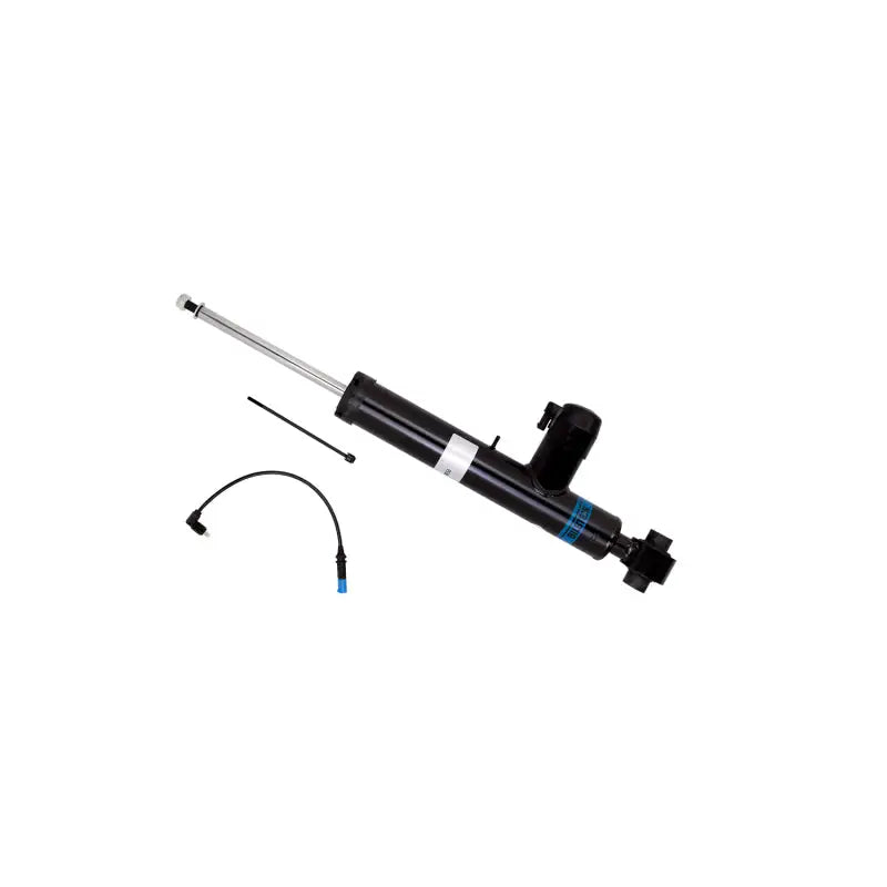 Black and silver rear shock absorber with electrical connector for BMW 328i/335i