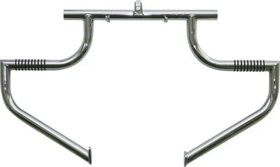 Chrome motorcycle crash bar for Lindby Linbar Engine Guard and Linbar Engine Guard