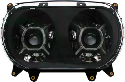 Road Glide Headlights `15 22 Black - CYRON