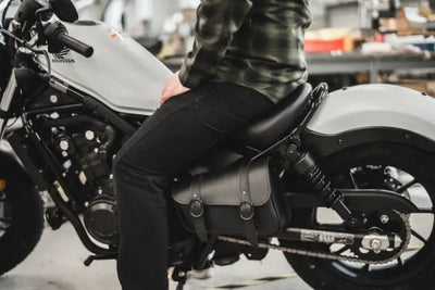 Black Jack Swingarm Bag 4l Black/Black Buckle - Powersports