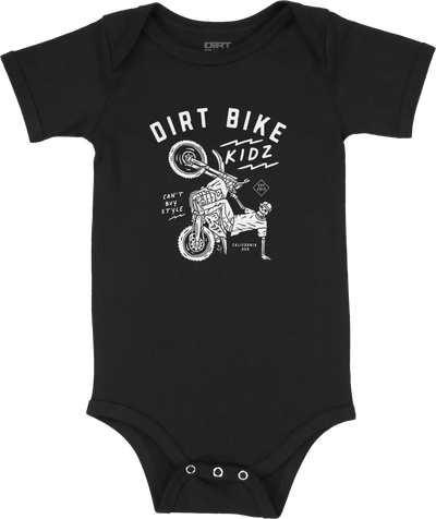 12 O'clock Onesie Black Newborn - DBK