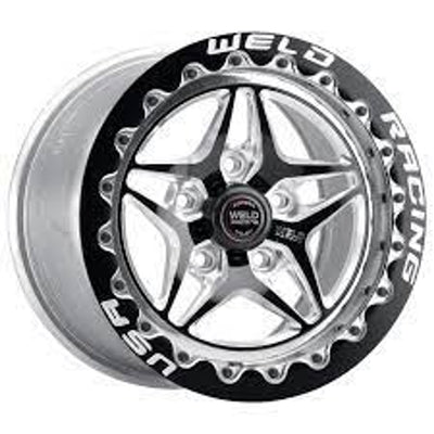 Weld S81 17x10 / 5x4.75 BP/ 7.2in. BS (43mm Offset) Black Wheel 3.18 ID (High Pad) - Single Beadlock - 81HB7100N72F