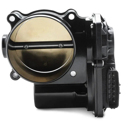 Black 70mm billet throttle body for Subaru BRZ, Toyota 86, and Scion FR-S