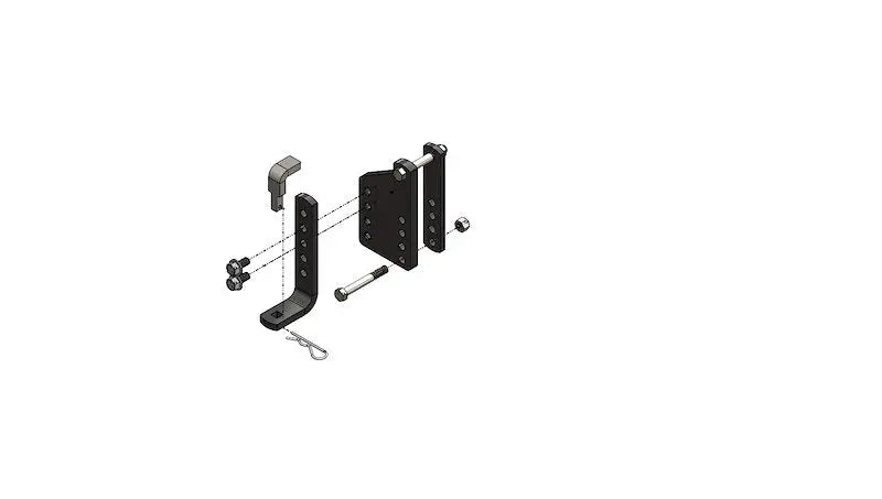 Blue Ox BXW4073 TrackPro/2-Point Hitch Accessory