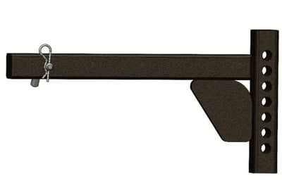 Black metal weight rack attachment for Blue Ox BXW4089 SwayPro hitch accessory