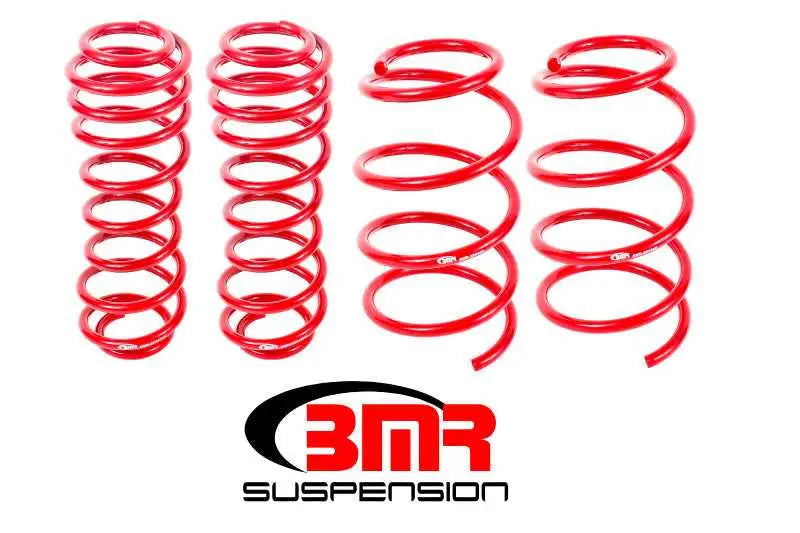 BMR Suspension BMR 05-14 S197 Mustang GT Drag Version Lowering Springs (Set Of 4) - Red