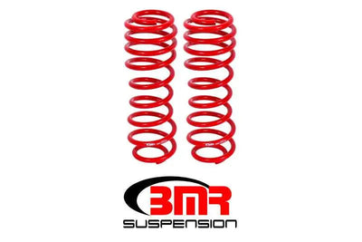 BMR Suspension BMR 05-14 S197 Mustang GT/GT500 Rear Performance/Drag Lowering Springs - Red