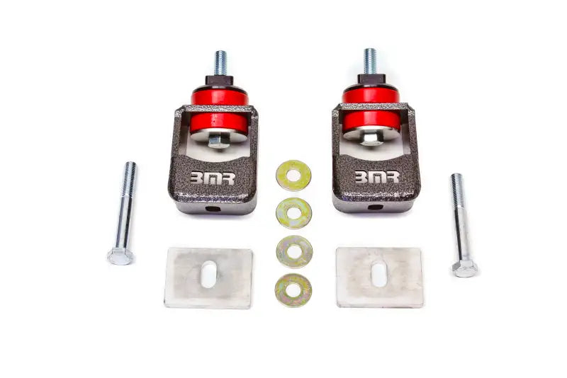 BMR 10-15 5th Gen Camaro Motor Mount Kit (Polyurethane) - Black Hammertone - Truck & Automotive
