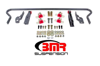 BMR Suspension BMR 11-14 S197 Mustang Rear Hollow 25mm Adj. Sway Bar Kit w/ Bushings - Black Hammertone