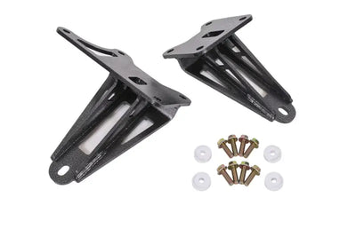 BMR 11-17 S197 Mustang Motor Mount Brackets - Black Hammertone - Truck & Automotive