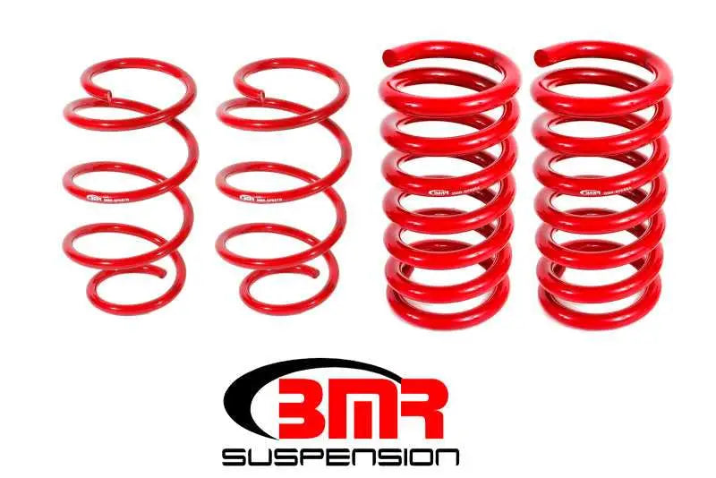 BMR Suspension BMR 15-17 S550 Mustang Drag Version Lowering Springs (Set Of 4) - Red
