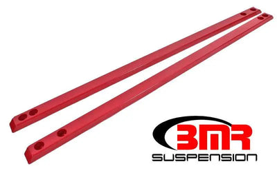 BMR Suspension BMR 15-17 S550 Mustang Super Low Profile Chassis Jacking Rails - Red