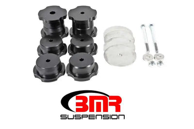 BMR Suspension BMR 16-17 6th Gen Camaro Rear Cradle Bushing Kit (Delrin) - Black