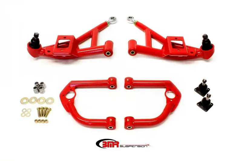 BMR Suspension BMR 93-02 F-Body Upper And Lower A-Arm Kit - Red