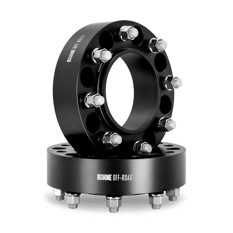 Mishimoto BNWS-005-381BK Mishimoto Borne Off-Road Wheel Spacers 6x139.7 78.1 38.1 M14 Black