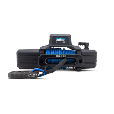 Borne Off-Road 12K Winch - Blue Synthetic Rope - Winches & Hitches