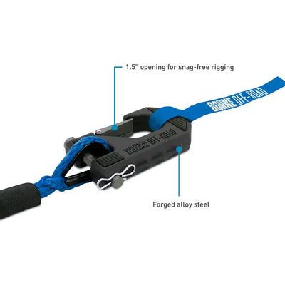 Borne Off-Road 12K Winch - Blue Synthetic Rope - Winches & Hitches