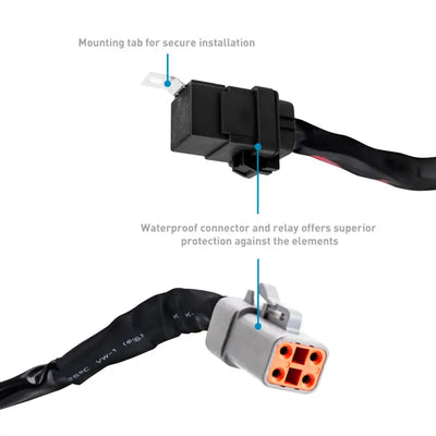 Borne Off-Road Light Bar Wire Harness For 30-50in - Lights