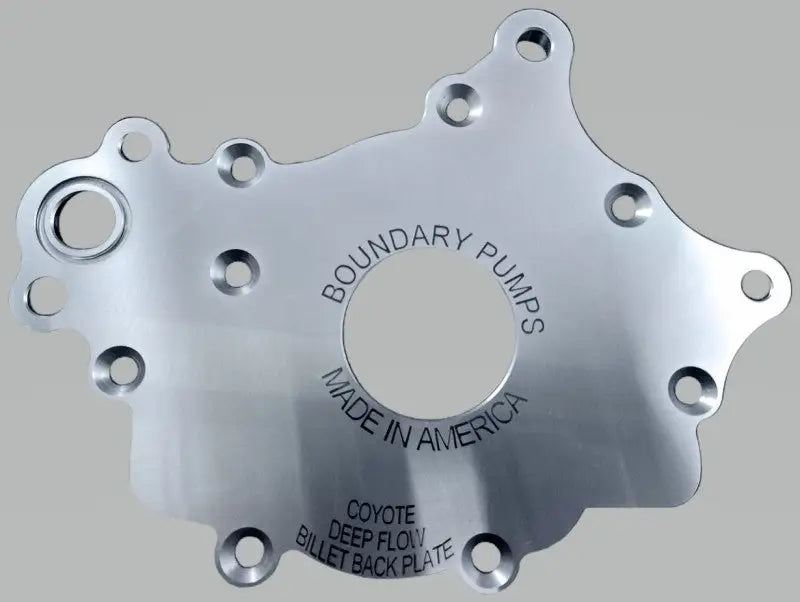 Shiny metal oil pump back plate for Ford Coyote Mustang GT/F150 V8 oil pump assembly