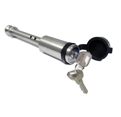 BPLP2 Bulletproof Set Of (2) 5/8' Locking Pins with keys for securing trailers and hitches, showcasing ultimate durability and strength.
