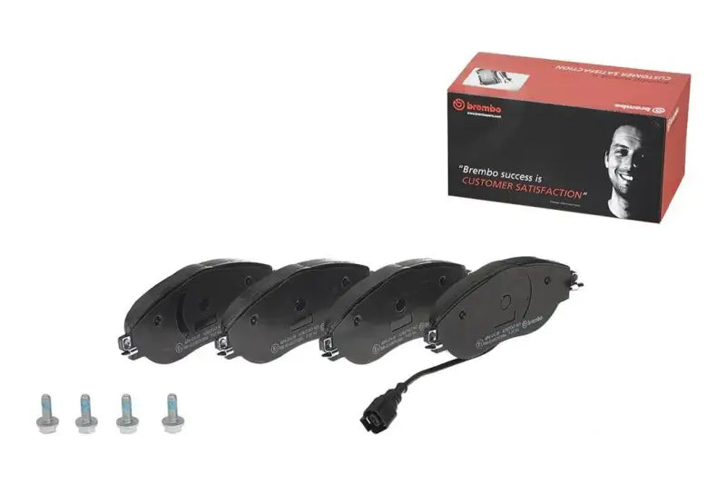 Brake Pad FMSI Number D1633-8849; Low-Metallic; Set Of 4; With Brake Caliper Screws - RV and Auto Parts