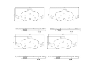 Brake Pad FMSI Number D1876-9104; Ceramic; Set Of 4 - RV and Auto Parts
