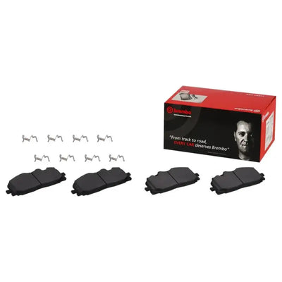 Brake Pad FMSI Number D1895-9123; Ceramic; Set Of 4; With Brake Caliper Screws - RV and Auto Parts