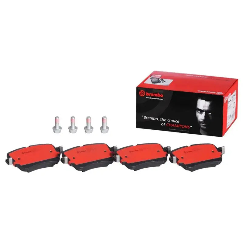 Brake Pad FMSI Number D1895-9123; Ceramic; Set Of 4; With Brake Caliper Screws - RV and Auto Parts