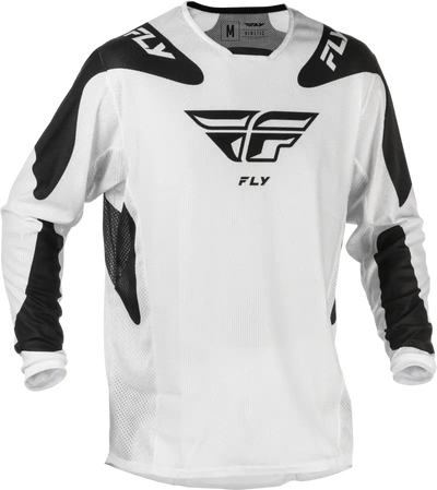 Kinetic Mesh Sym Jersey White/Black 2x - FLY RACING