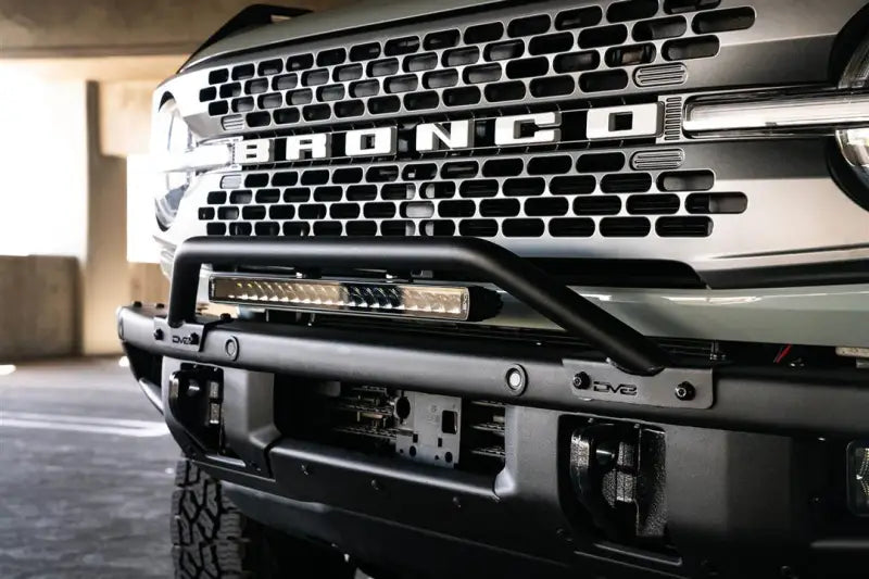 Bull Bar 1-1/2 Inch Diameter; With Mounting Tabs For Up To 20 Light Bar; Powder Coated; Black; Steel - Truck &